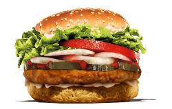 Hot BBQ Chicken Burger